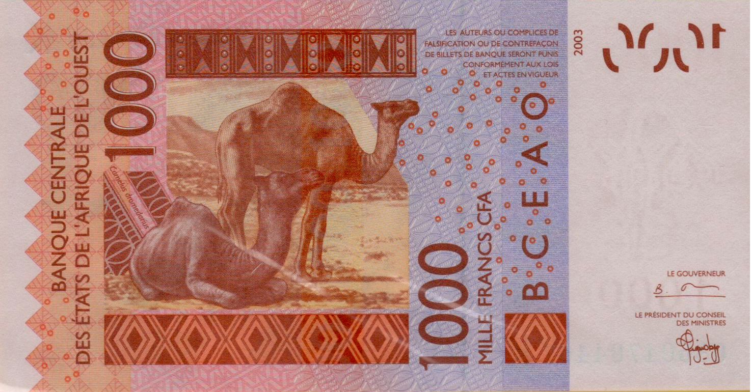 Senegal (W.A.S) 1000 2003 UNC P-715K/a